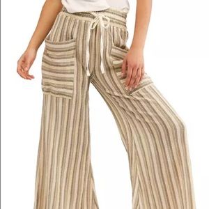 FREE PEOPLE • Jones Beach High Rise Wide Leg Pant • Sz XS